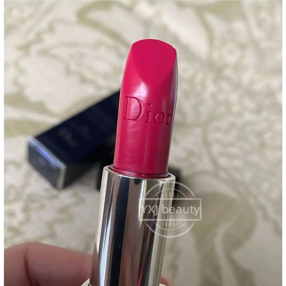 Dior Rouge Dior Hydrating Long-lasting Lipstick Rose Harpers Full Size 3.5g