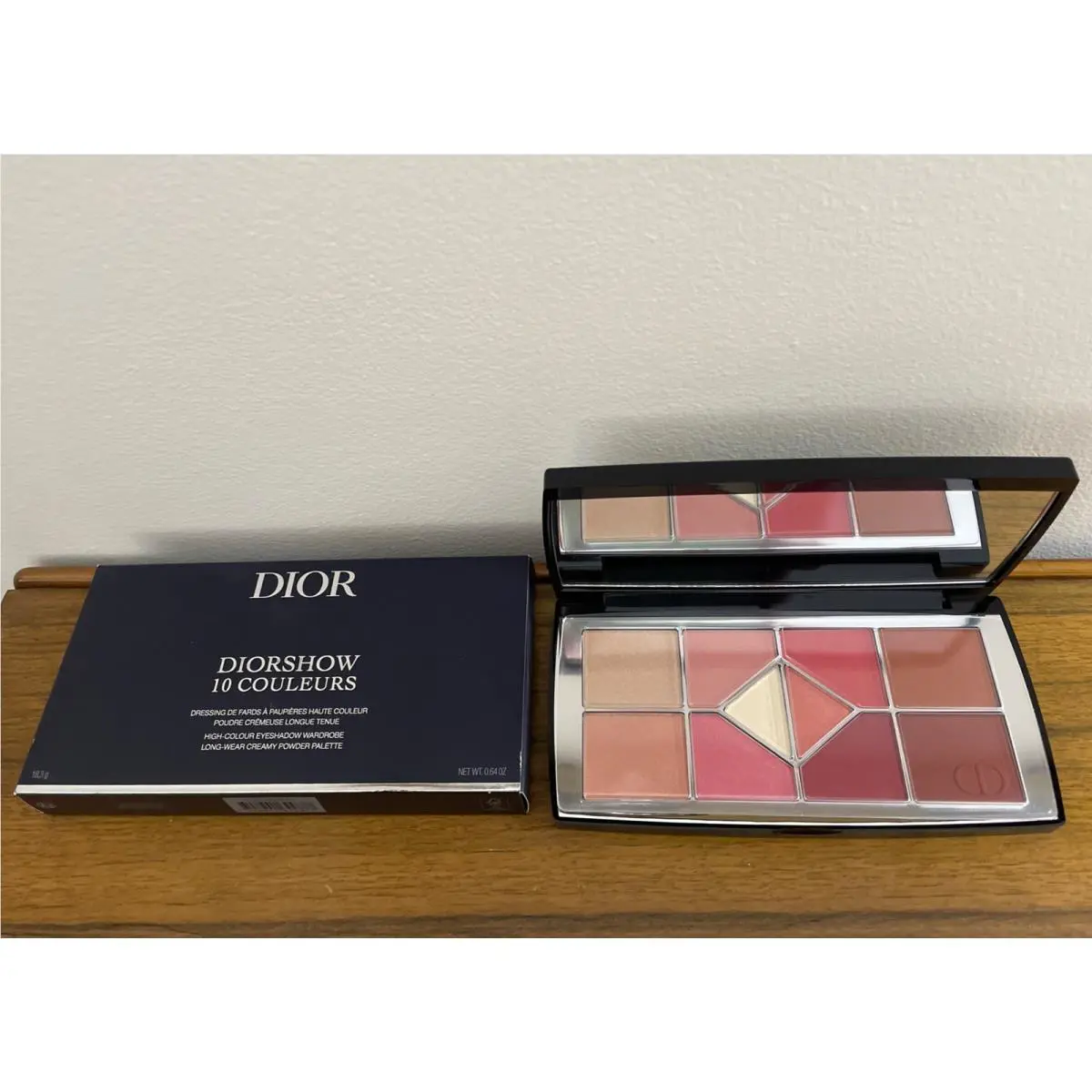 Dior Diorshow 10 Couleurs Eyeshadow Palette 001 Mitzah Lmt Edition Pristine