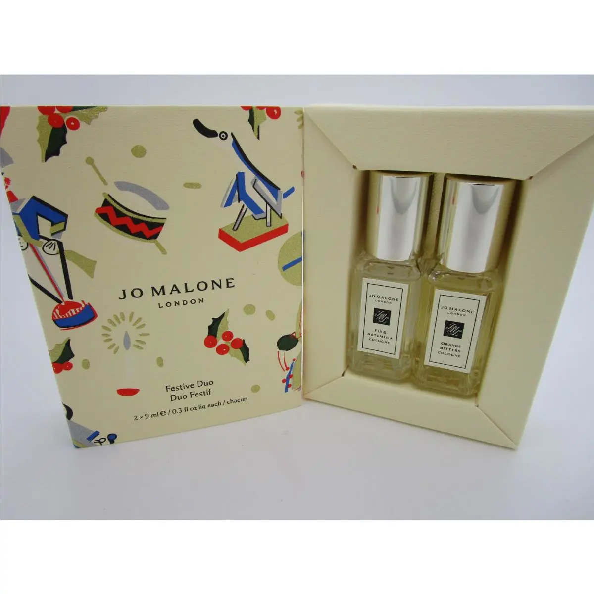 Jo Malone Festive Duo Gift Set Mini Cologne Spray Fir Artemisia Orange Bitters