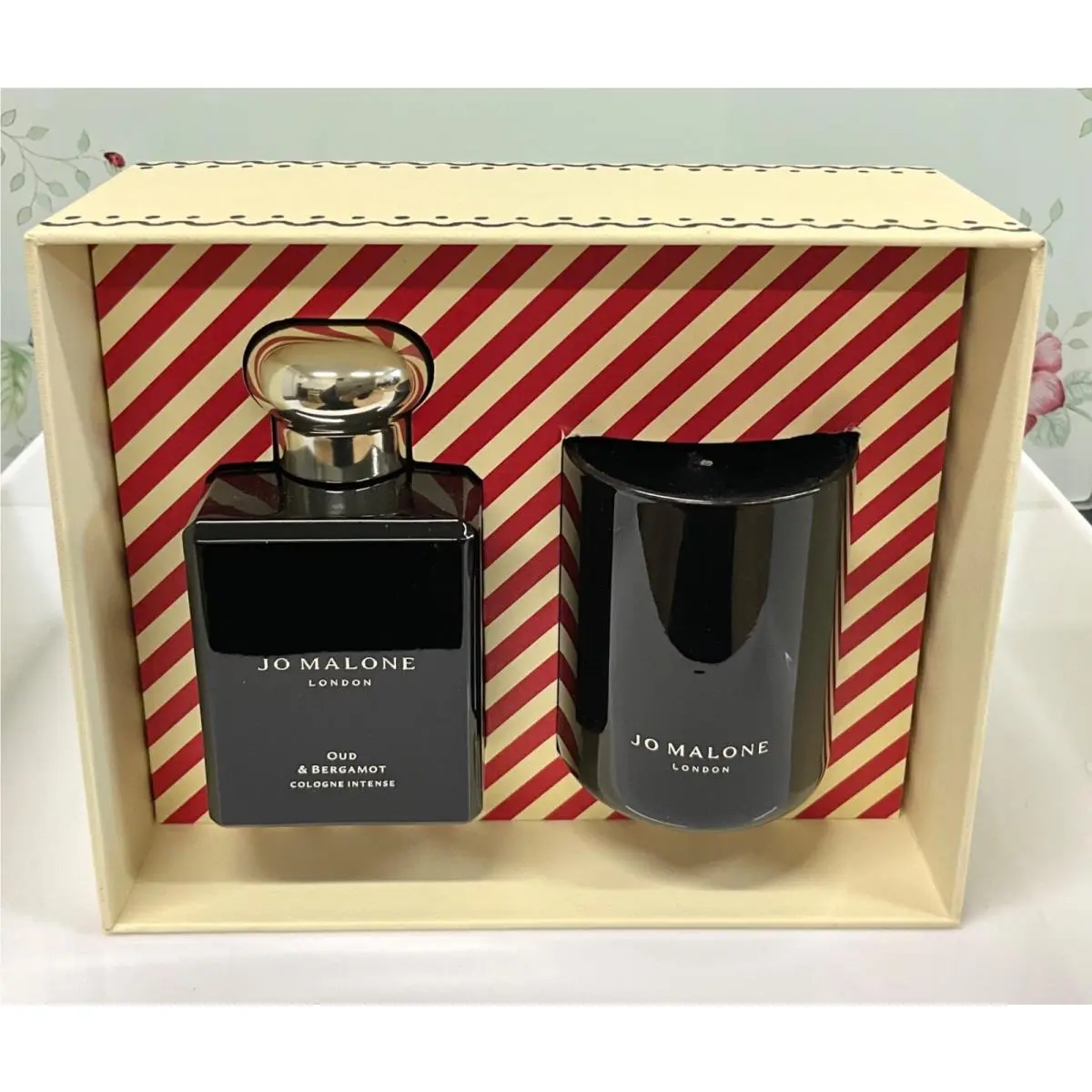 Oud Bergamot Cologne Myrrh Tonka Scented Candle Intense Duo by Jo Malone