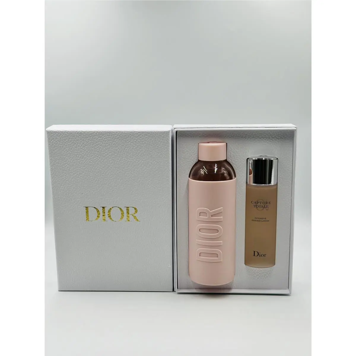 Pink Water Bottle Capture Totale Intensive Essence Lotion 5oz Set Box by Dior