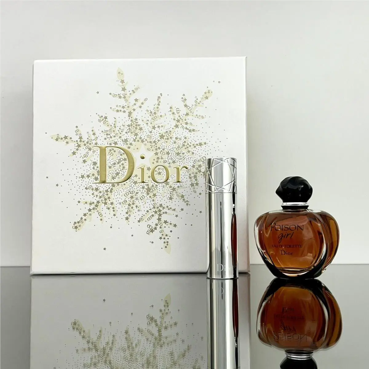 Poison Girl by Christian  2pc Women Set 3.4oz Edt Spar + 0.34oz Travel Spr by Dior