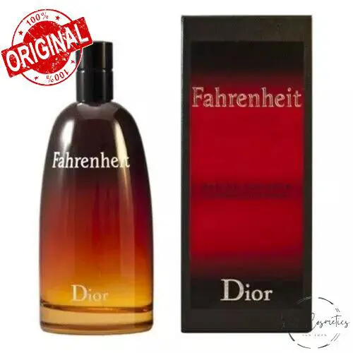 Fahrenheit Christian  For Men Edt 3.4 oz Cologne by Dior