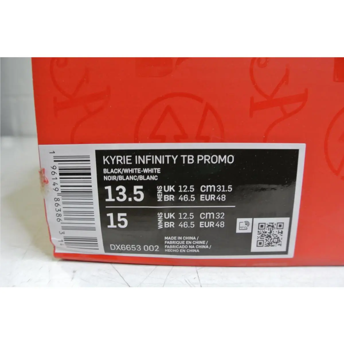 Nike shoes - DX6653002 - DX6653-002 - Black, White 9