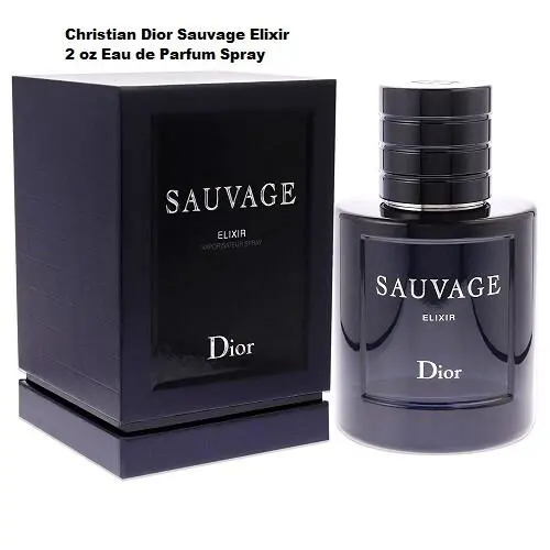 C.dior Sauvage Elixir 2 oz Eau de Parfum Edp Spray by Dior