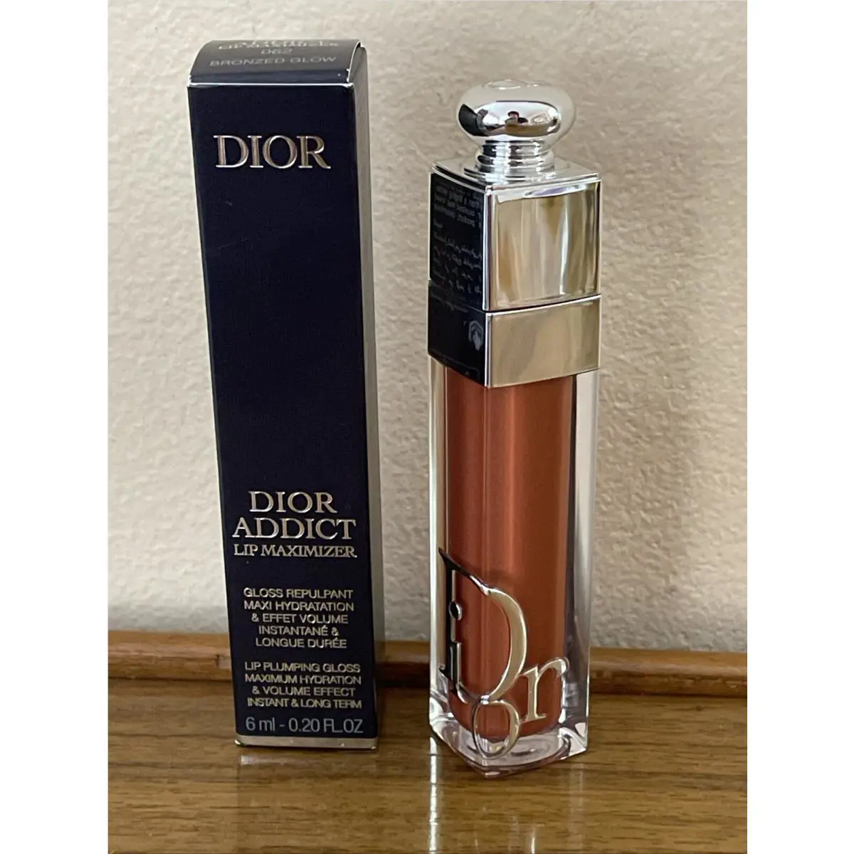 Dior Addict Lip Maximizer Hyaluronic Lip Plumper Gloss 062 Bronzed Glow 6ml