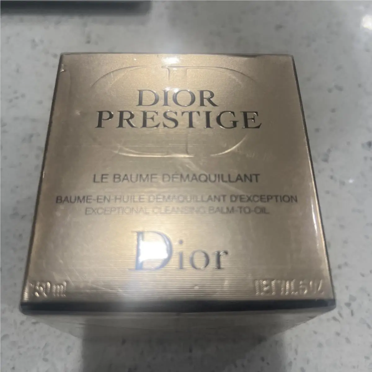 Dior Prestige LE Baume Demaquillant Exceptional Cleansing Balm TO Oil 5 Oz. L2
