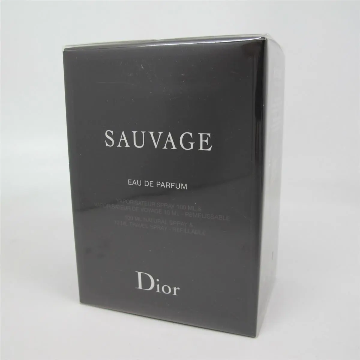 Sauvage by Dior 2 Pcs Set: 10 ml/0.34 oz 100 ml/3.4 oz Eau de Parfum Spray