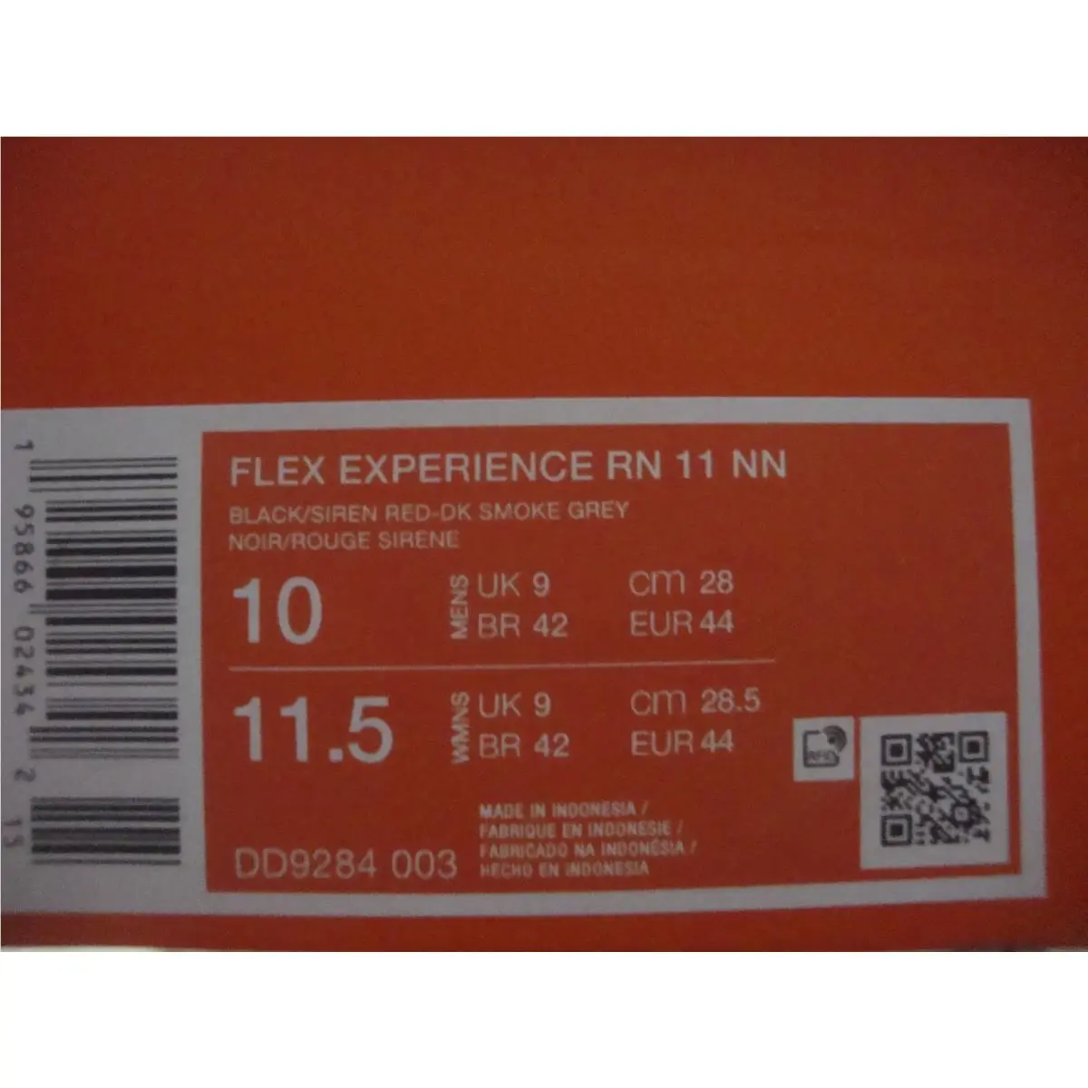 Nike shoes - Nike Flex Experience - Flex Experience - DD9284-003 - Black (UPC: 195866024342) 12