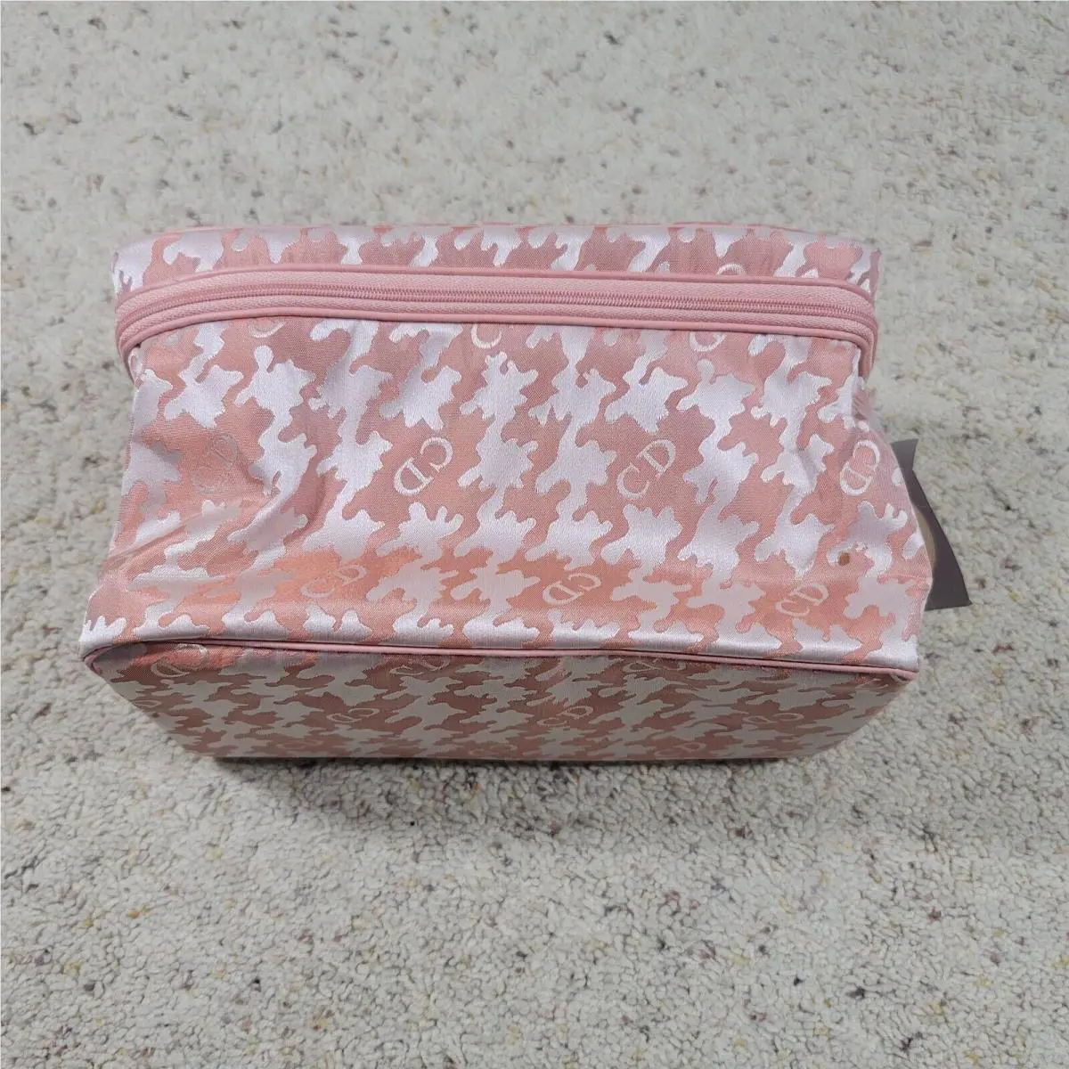 Vintage Christian Dior Pink Travel Bag Makeup Toiletry 60936 Trotter