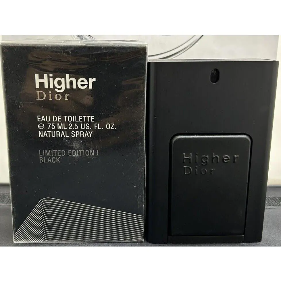 Higher BY Christian Dior Limited Edition Black 2.5 OZ Eau DE Toilette Spray