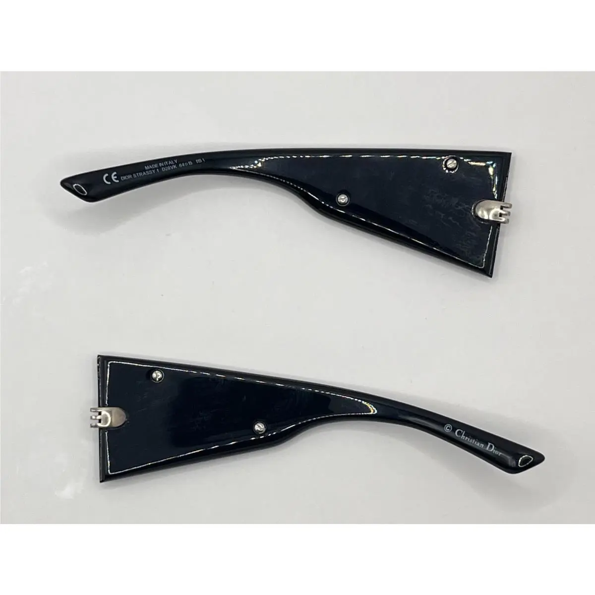 2665 - Dior Homme Strassy Black Both Temples