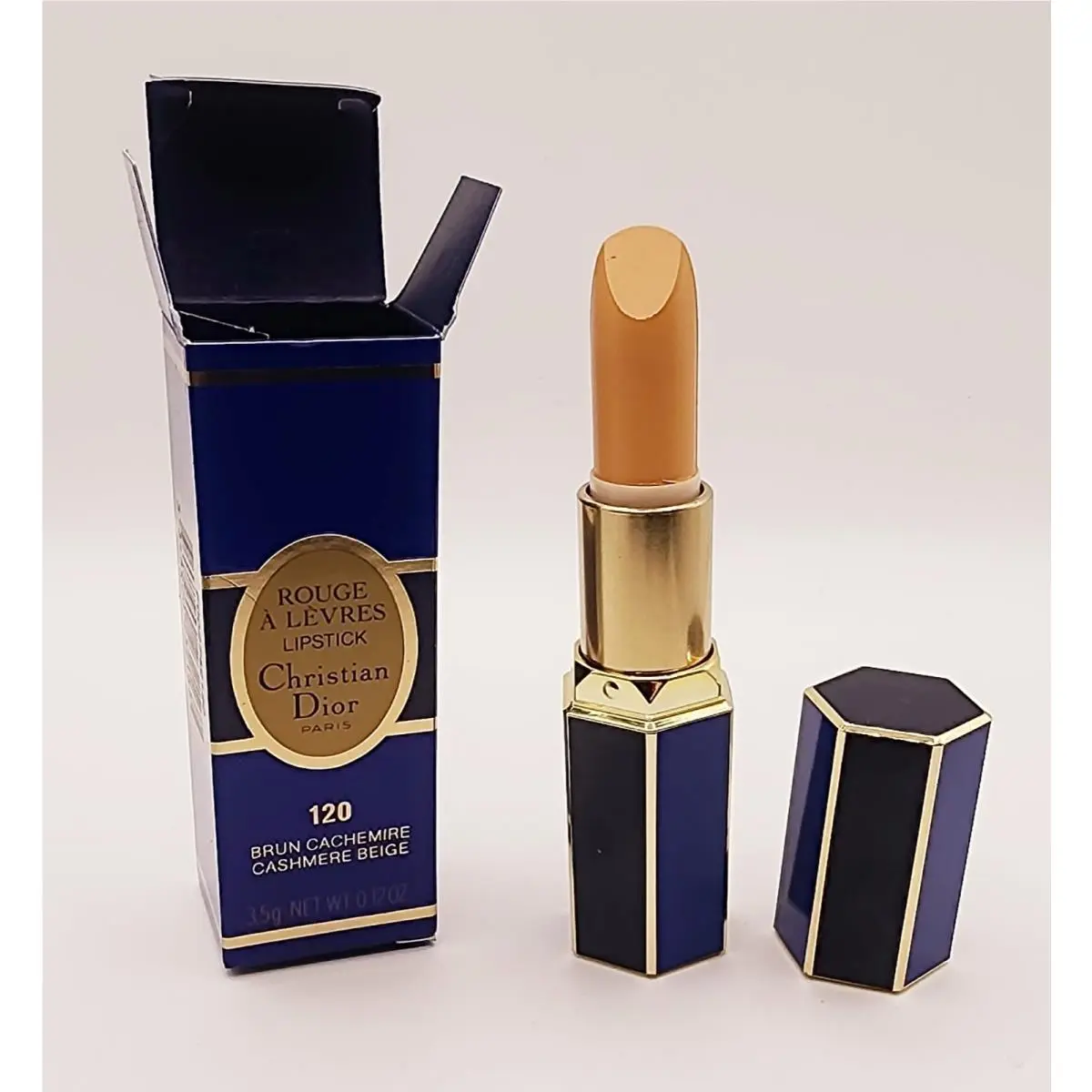 Christian  Lipstick - Brun Cachemire Cashmere Beige - 120 - Vintage by Dior