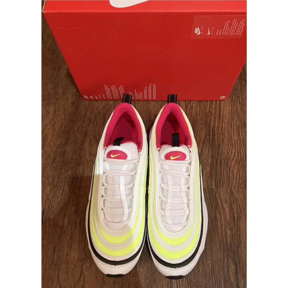 Nike shoes - Nike Air Max 97 - Air Max - CJ9978 100 - White Rush / Pink / Volt (UPC: 193149713334) 1