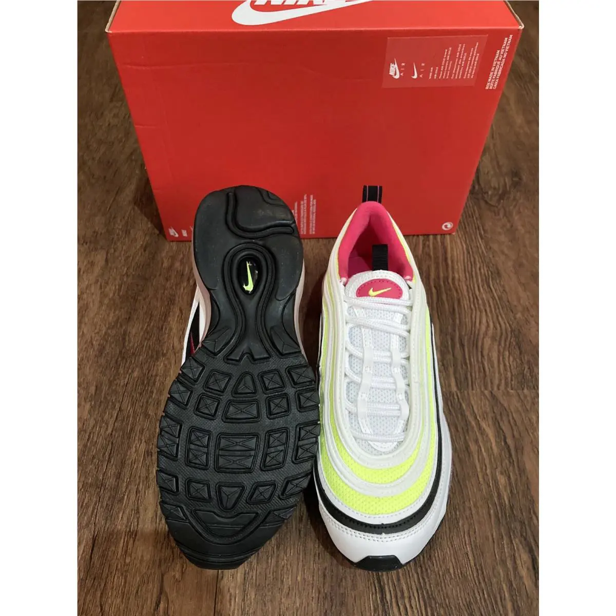 Nike shoes - Nike Air Max 97 - Air Max - CJ9978 100 - White Rush / Pink / Volt (UPC: 193149713334) 2
