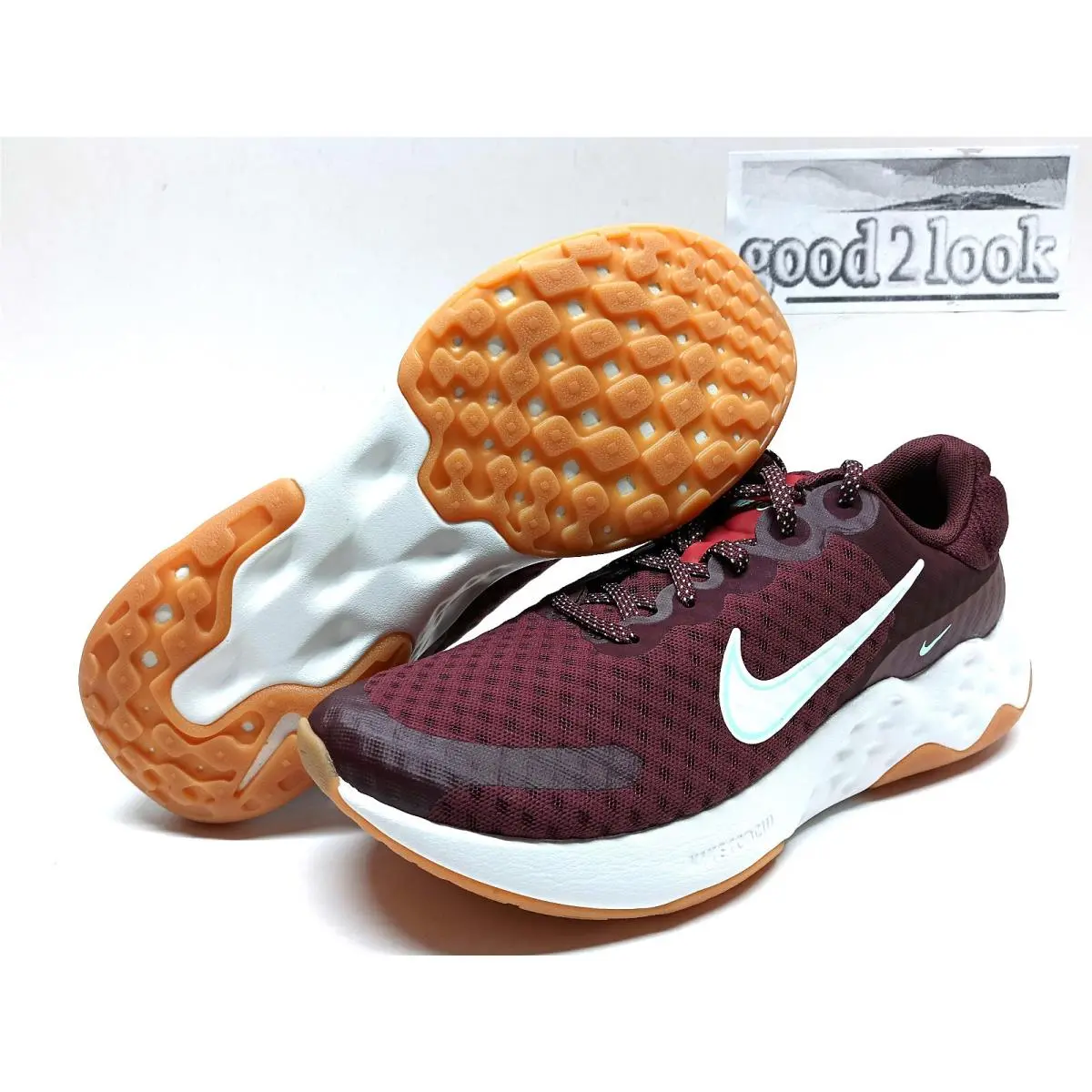 Nike shoes - Nike Renew Ride - Renew Ride - DC8184-601 - BURGUNDY (UPC: 196151881442) 0