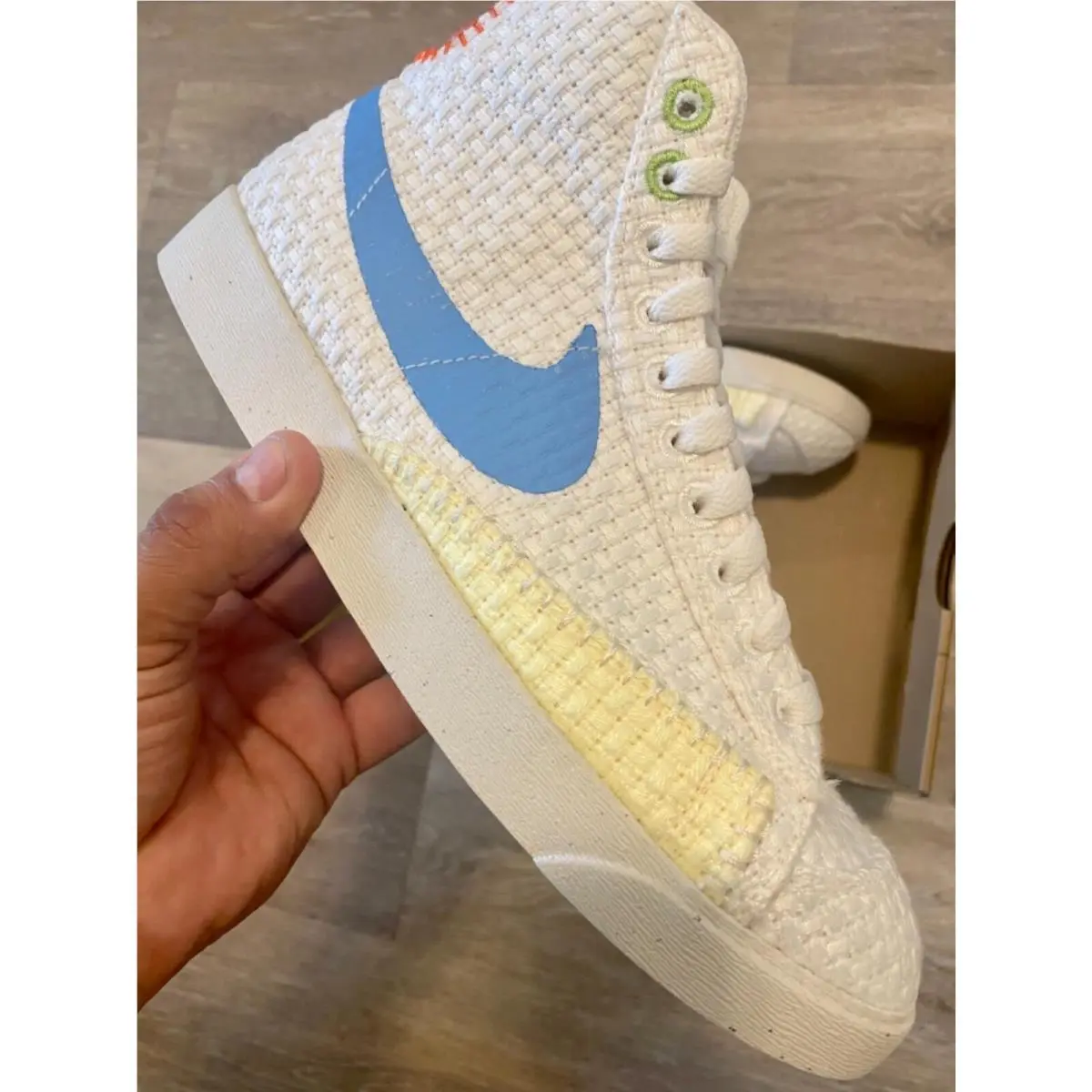Nike shoes - Nike Blazer Mid `77 Next Nature - DV2173-100 - Sail-University Blue (UPC: 195870584269) 8