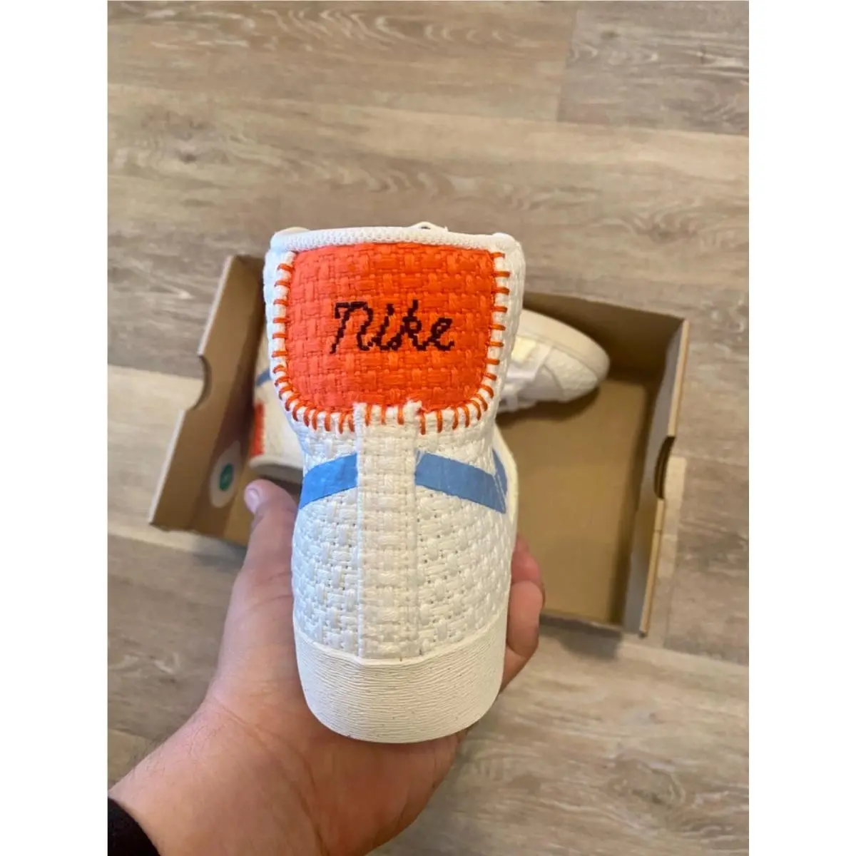 Nike shoes - Nike Blazer Mid `77 Next Nature - DV2173-100 - Sail-University Blue (UPC: 195870584269) 0
