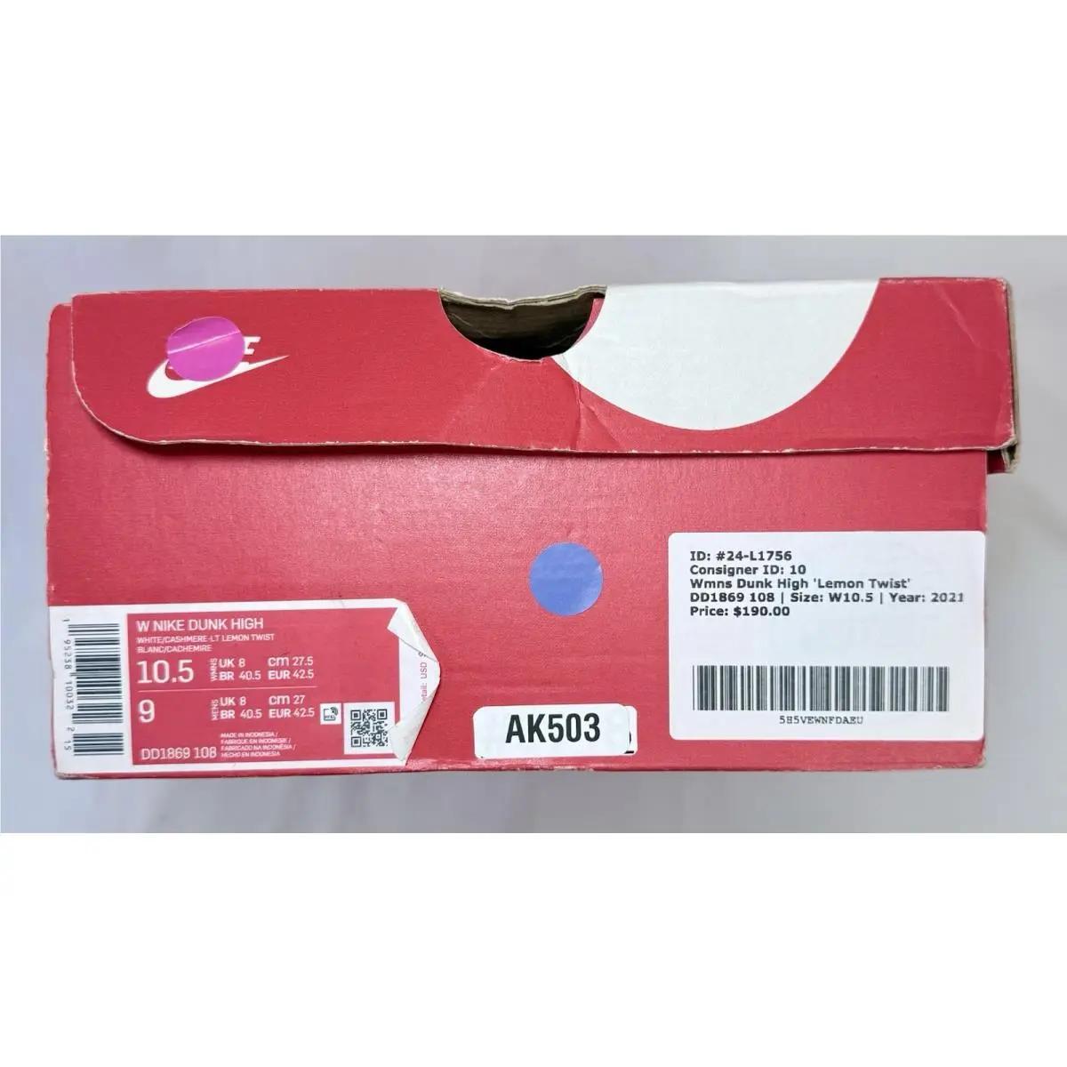 Nike shoes - Nike Dunk High - Dunk High - DD1869-108 - Multicolor 9
