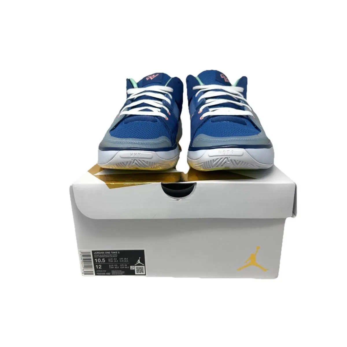 Nike shoes - Jordan One Take 5 - One Take - FD2335-400 - Blue, Manufacturer: Stone Blue/Bleached Coral 4