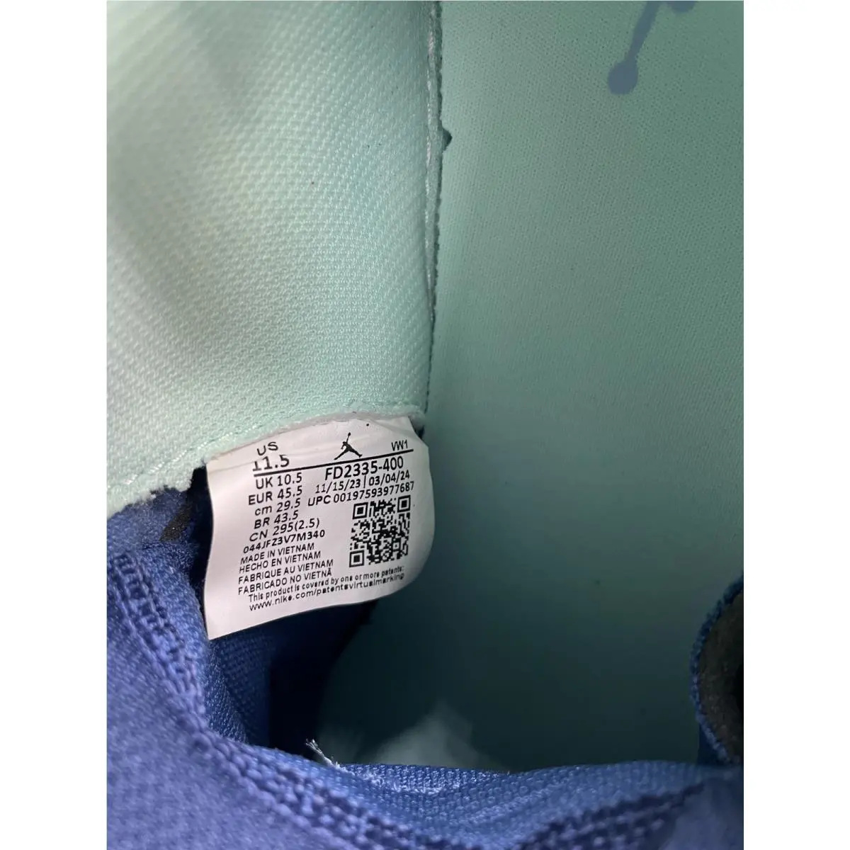 Nike shoes - Jordan One Take 5 - One Take - FD2335-400 - Blue, Manufacturer: Stone Blue 14