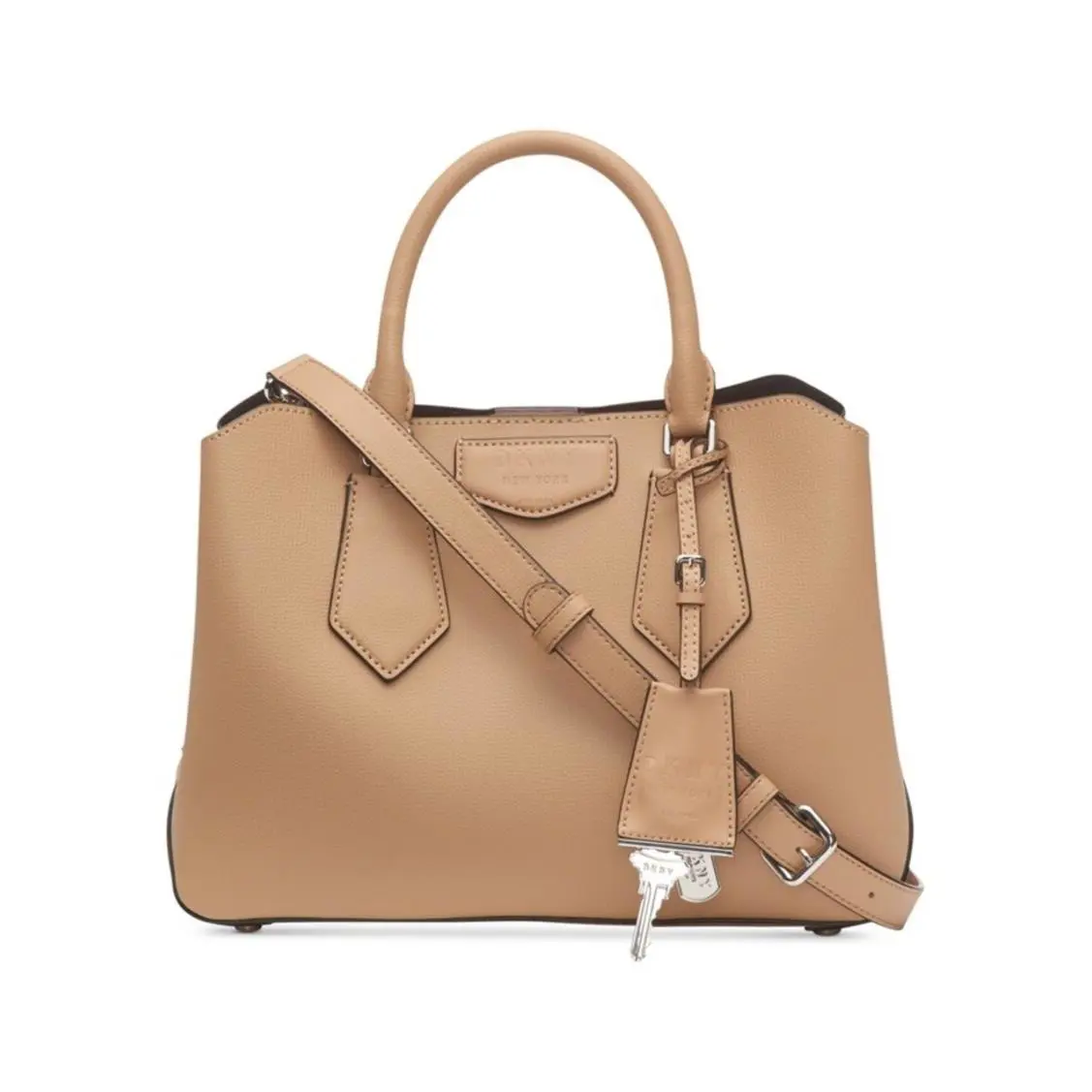 Dkny Sullivan Satchel Bag Black/red Black/beige Beige - Beige, Lining: Beige, Black, Red, Hardware: Beige, Black, Red