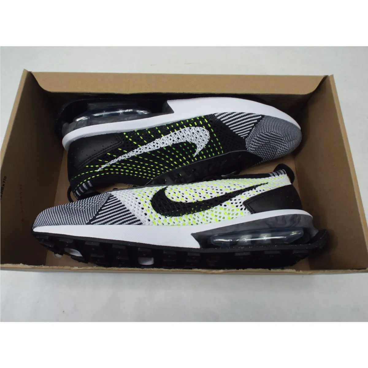 Nike shoes - Nike Air Max Flyknit - Air Max Flyknit - DM9073-002 - Black & White & Volt 2