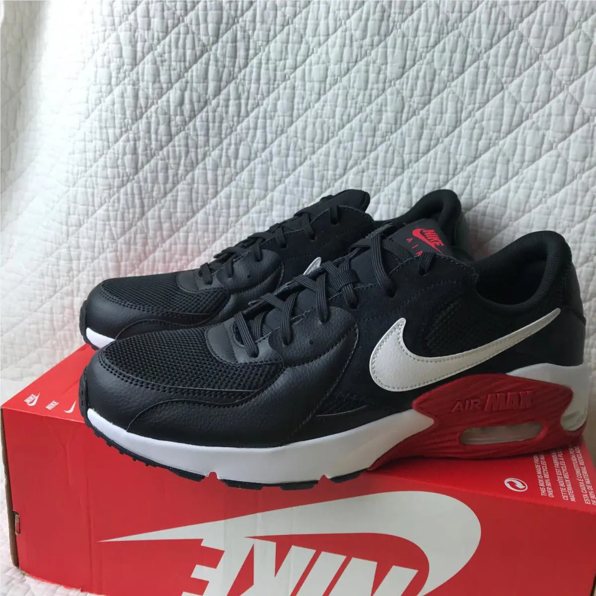Nike shoes - Nike Air Max Excee - Air Max Excee - CD4165-005 - Black/White-University red 9