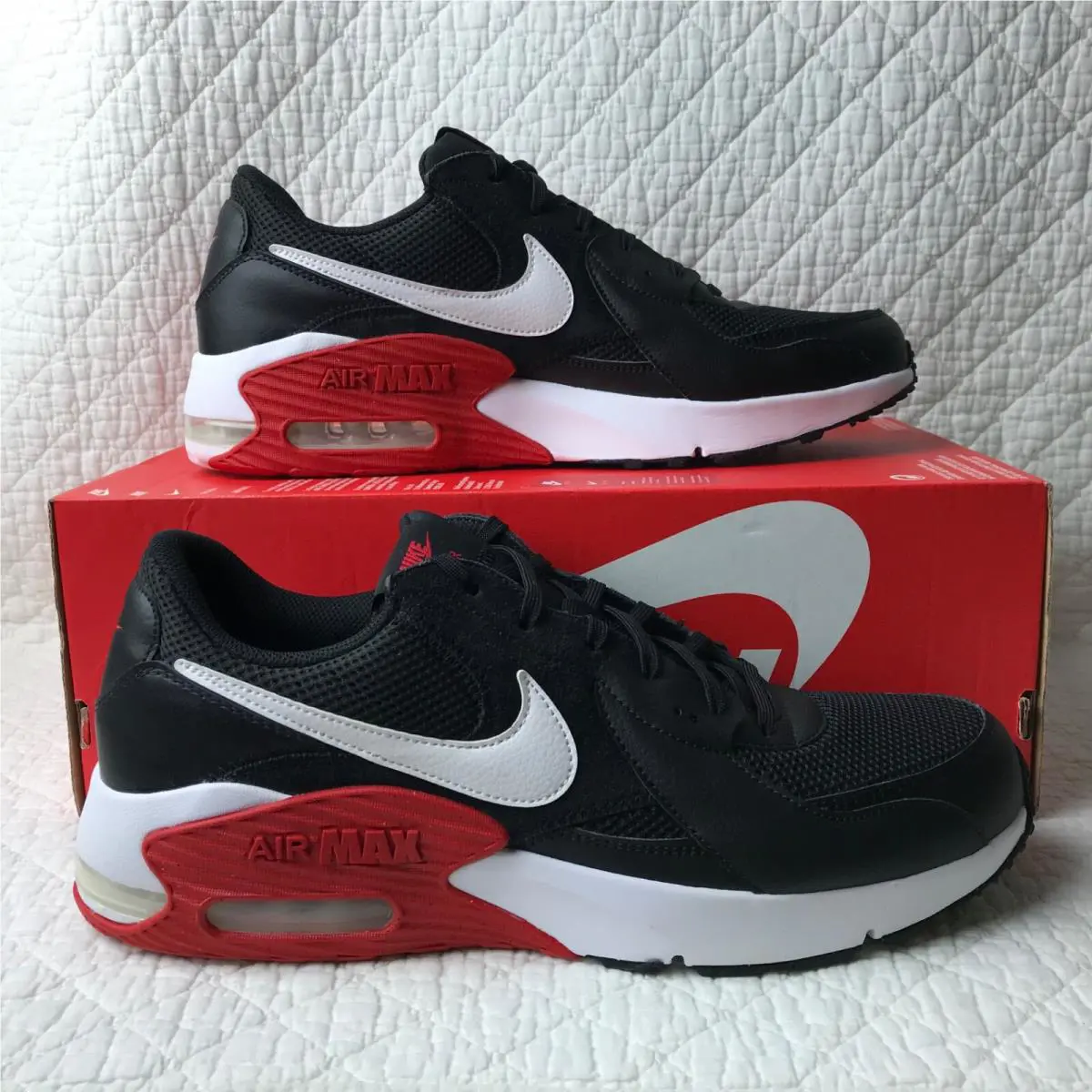 Nike shoes - Nike Air Max Excee - Air Max Excee - CD4165-005 - Black/White-University red 0