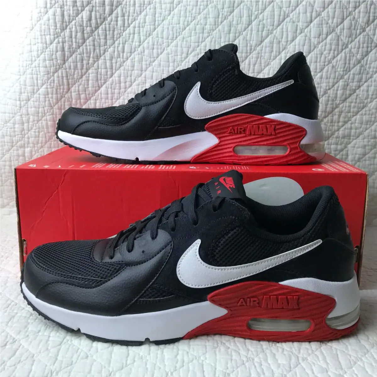 Nike shoes - Nike Air Max Excee - Air Max Excee - CD4165-005 - Black/White-University red 1