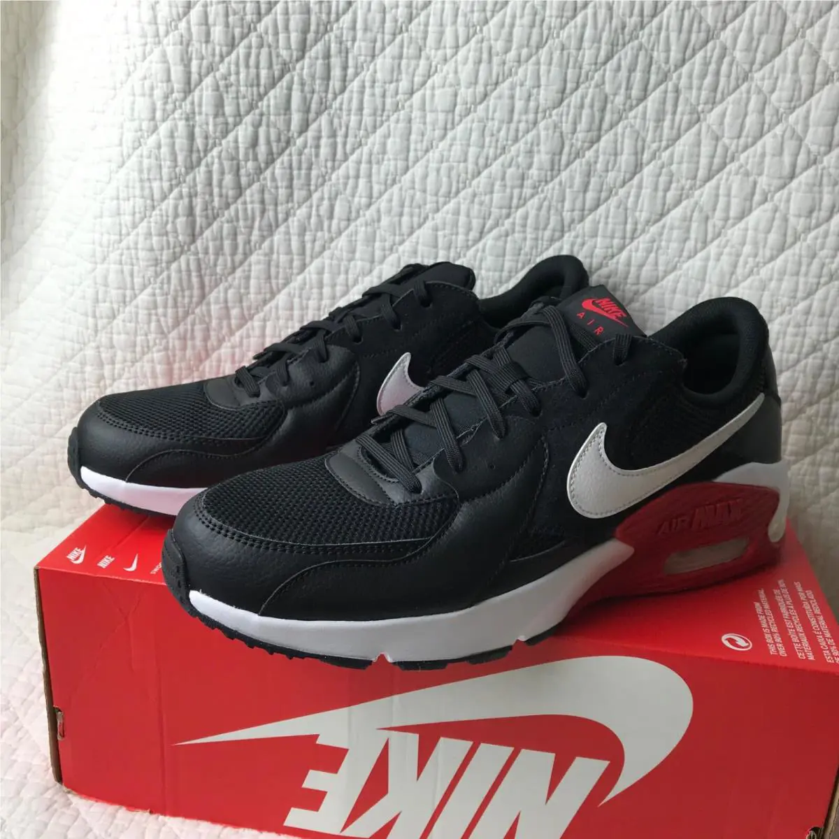 Nike shoes - Nike Air Max Excee - Air Max Excee - CD4165-005 - Black/White-University red 5