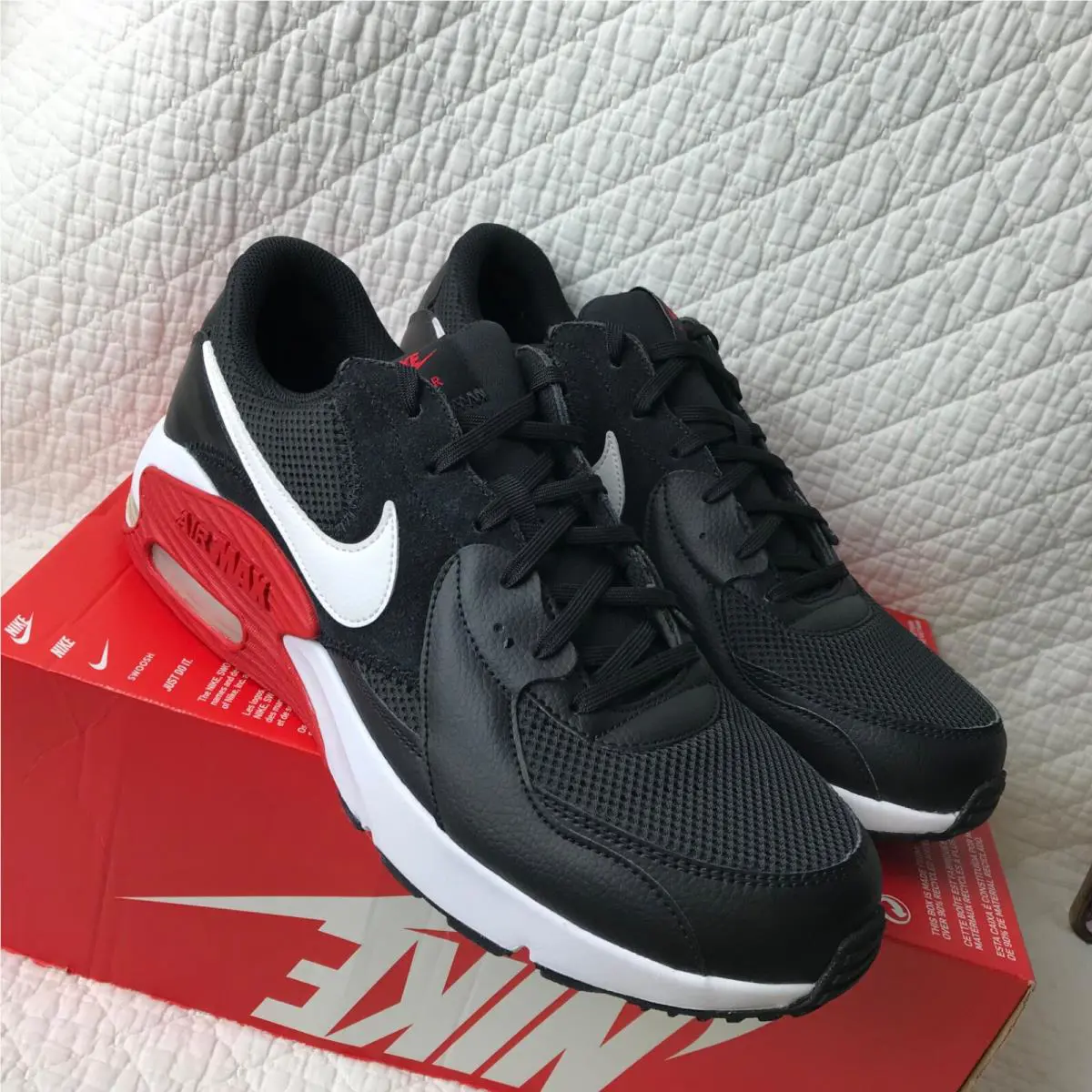 Nike shoes - Nike Air Max Excee - Air Max Excee - CD4165-005 - Black/White-University red 7