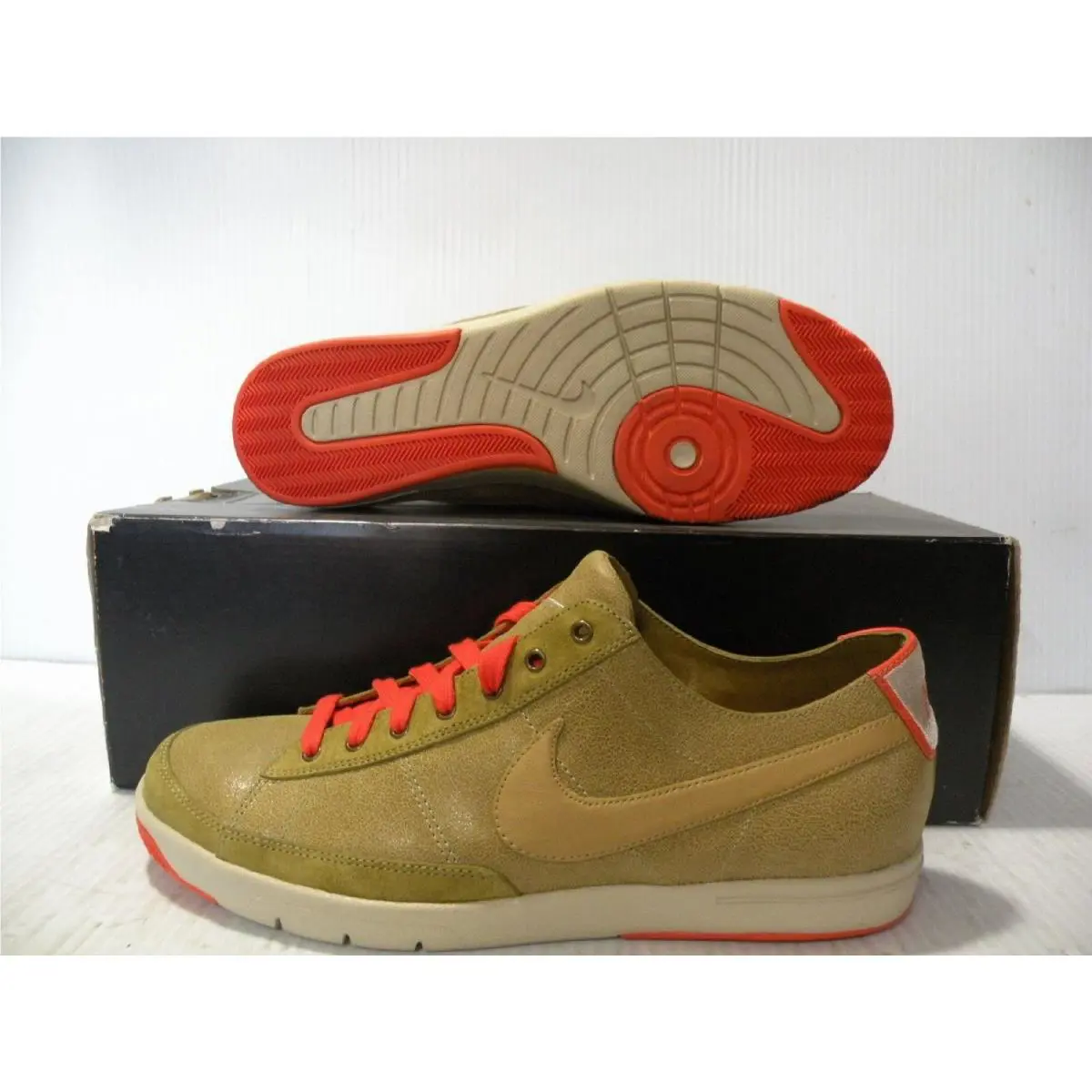 Nike shoes - GREEN CURRY / ORANGE 3