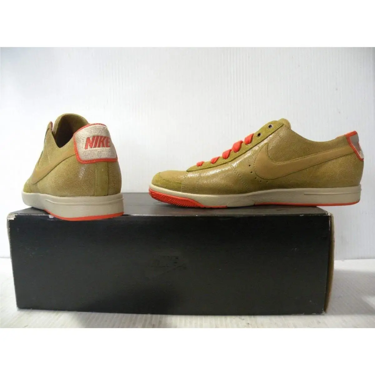 Nike shoes - GREEN CURRY / ORANGE 4