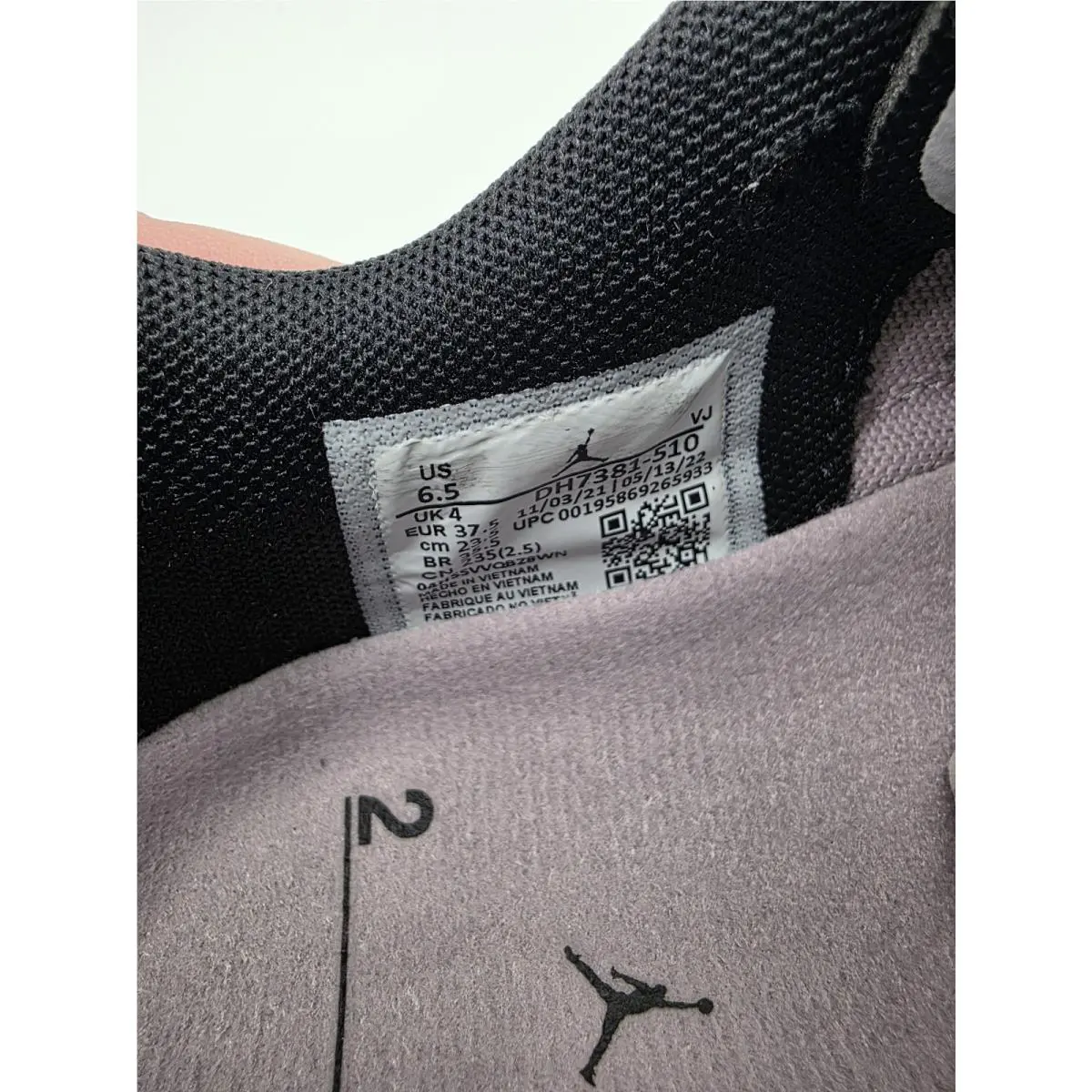 Nike shoes - Jordan Air 200E - Air - DH7381-510 - Grey/Pink (UPC: 195869265933) 5