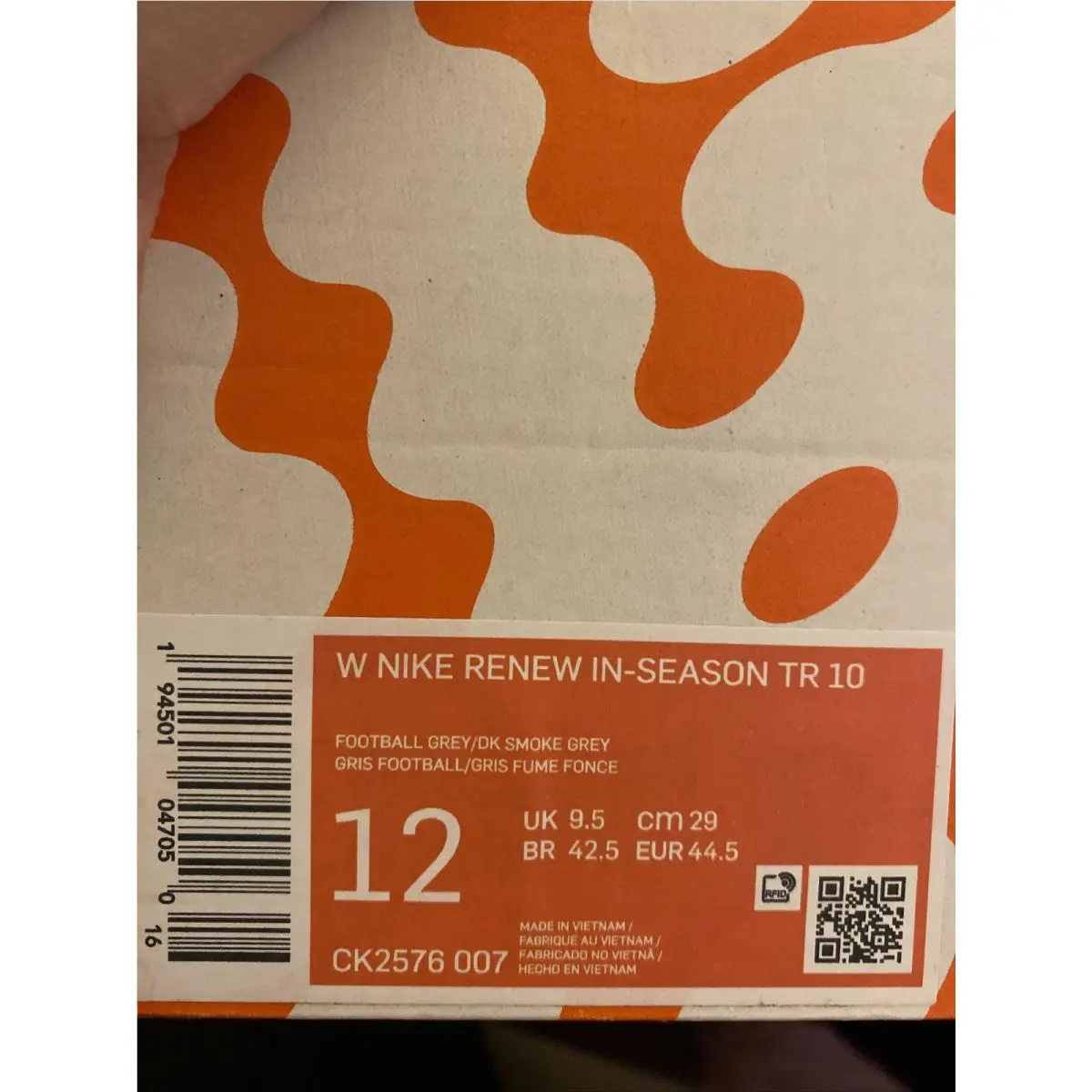 Nike shoes - Nike Renew In-Season - Renew - CK2576-007 - Football Grey/Bright Crimson 0