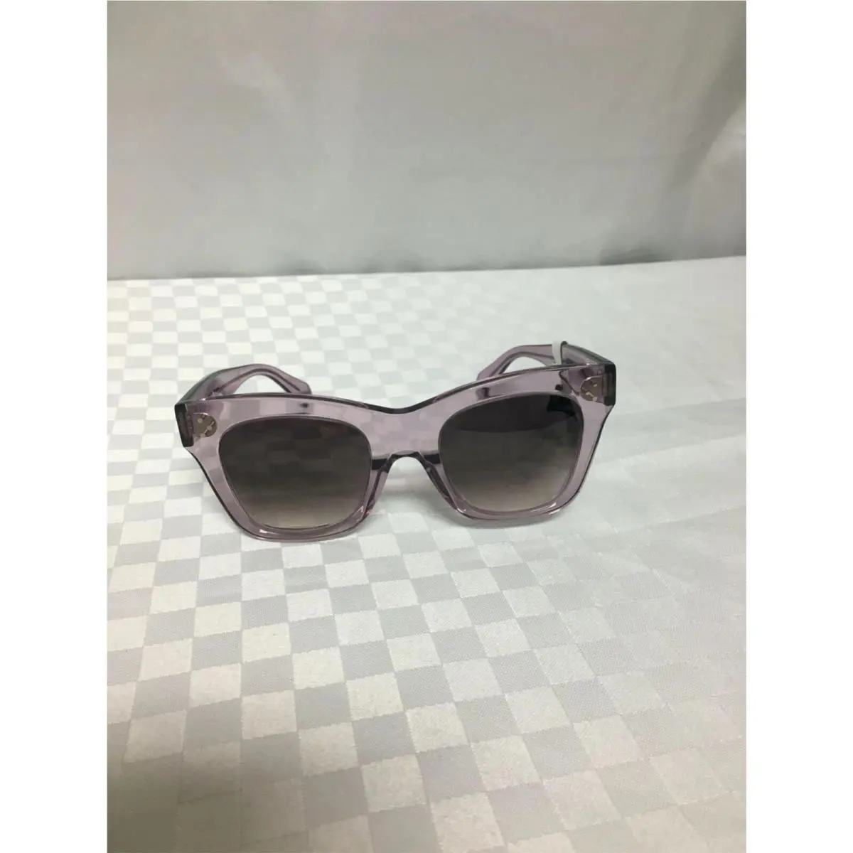 Celine Bold 3 Dots CL 4004IN 78Z Square Sunglasses Violet Crysta Nwob
