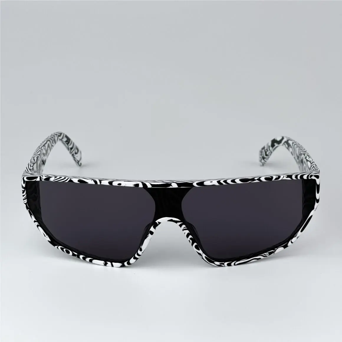 Men Sunglasses Shiny Zebra Smoke Shield Mask CL40195I 04A by Celine