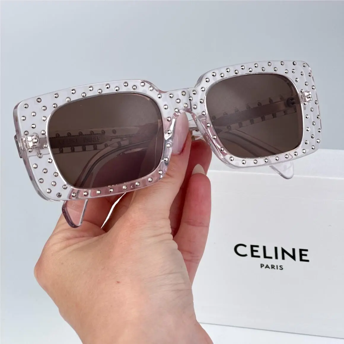 Celine Women Sunglasses Crystal Brown CL4213IS Animation Xmas 27E