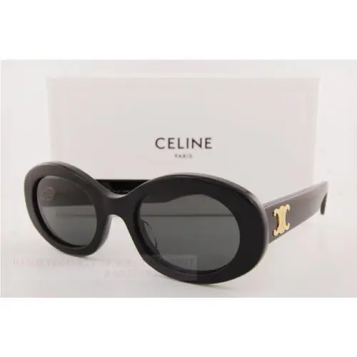 Celine Sunglasses CL 40194U 01A Black-gold/dark Gray For Women