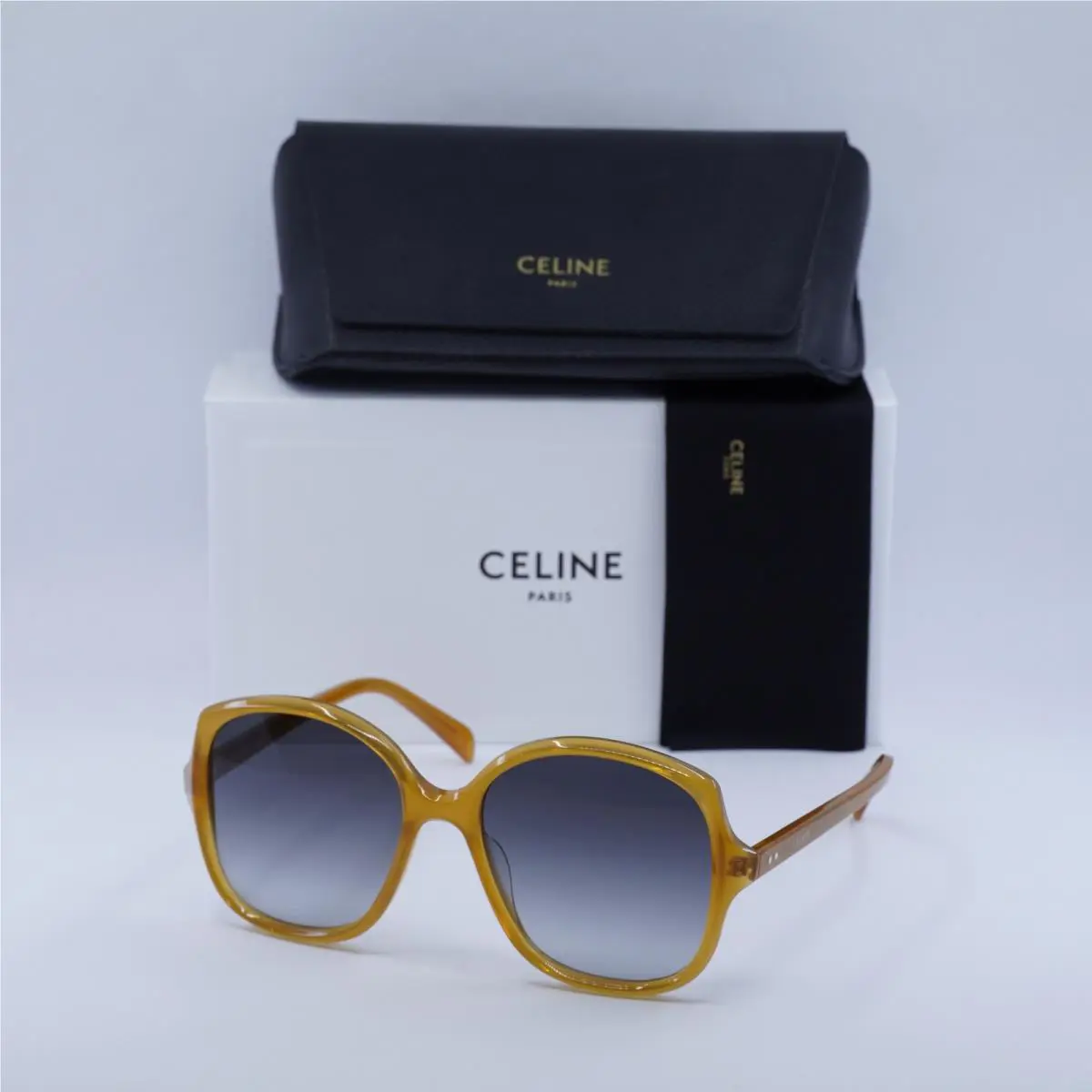 Celine CL40172U 47B Milky Honey/grey Gradient 57-18-145 Sunglasses