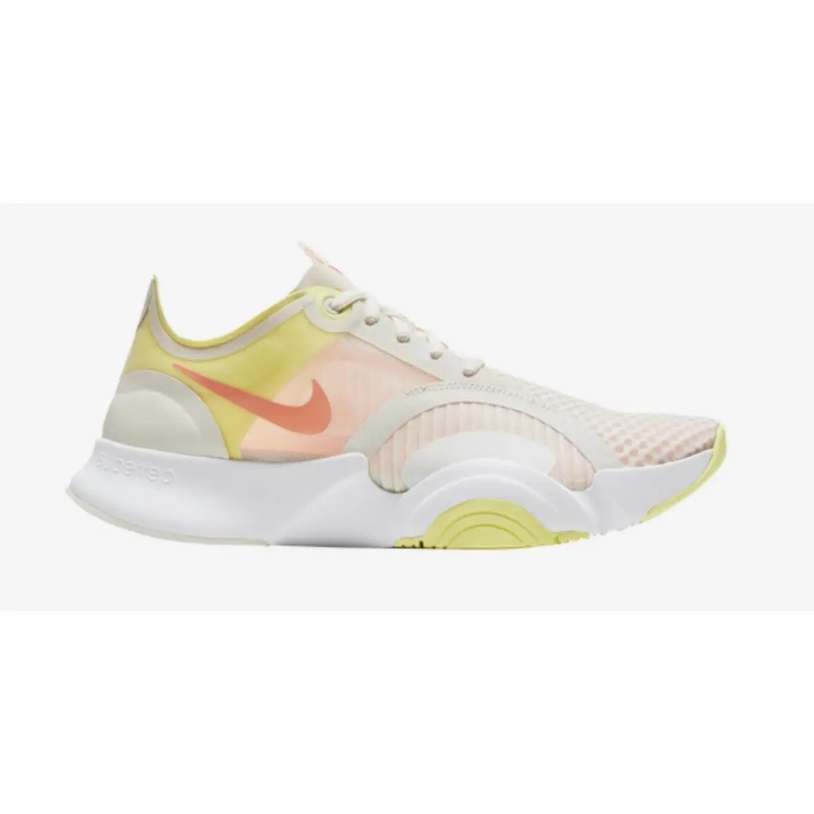 Women’s Nikesuperrep Go Pale Ivory/ Bright Mango Shoes Sz. 5