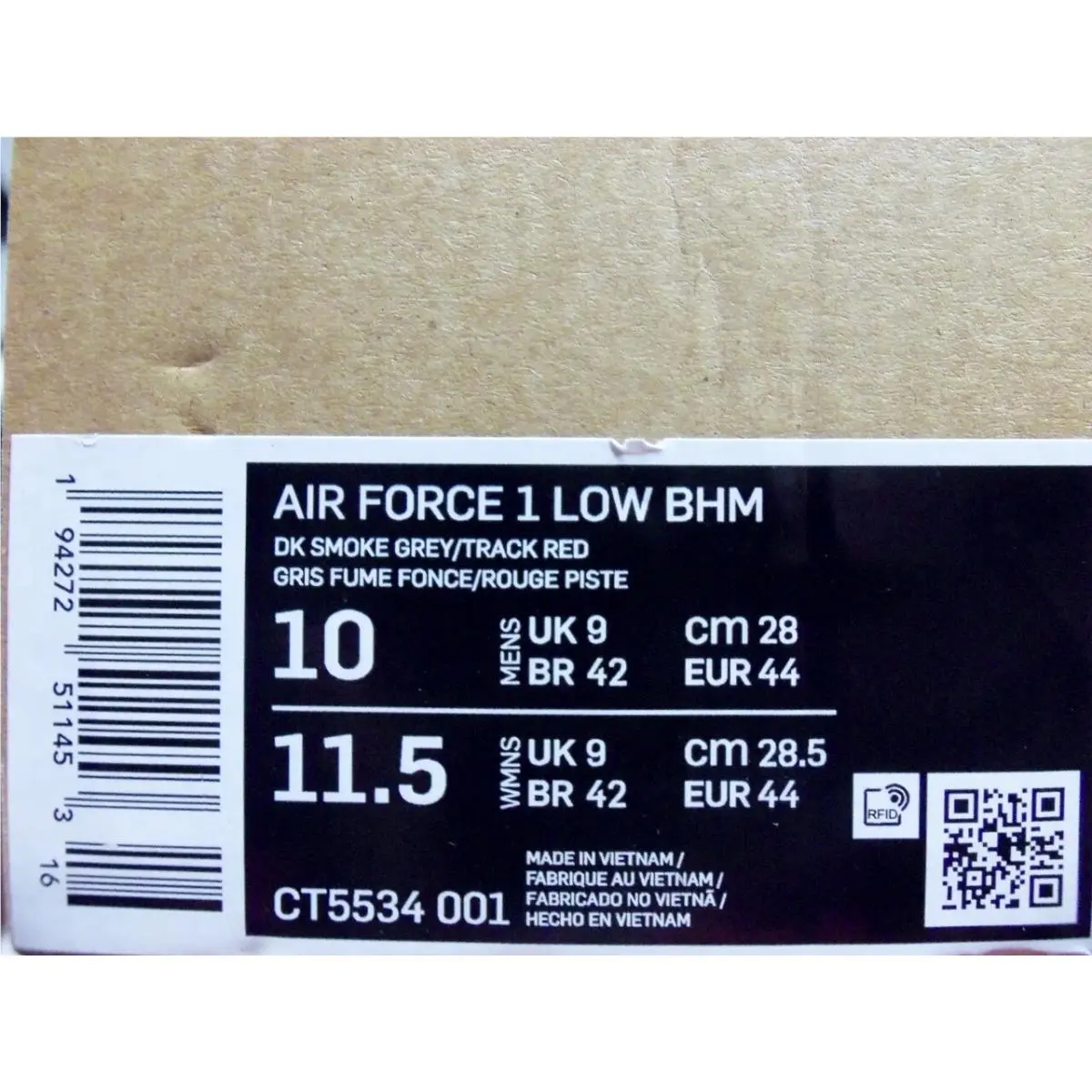 Nike shoes - Nike Air Force 1 - Air Force - CT5534-001 - Black (UPC: 0194272511453) 4