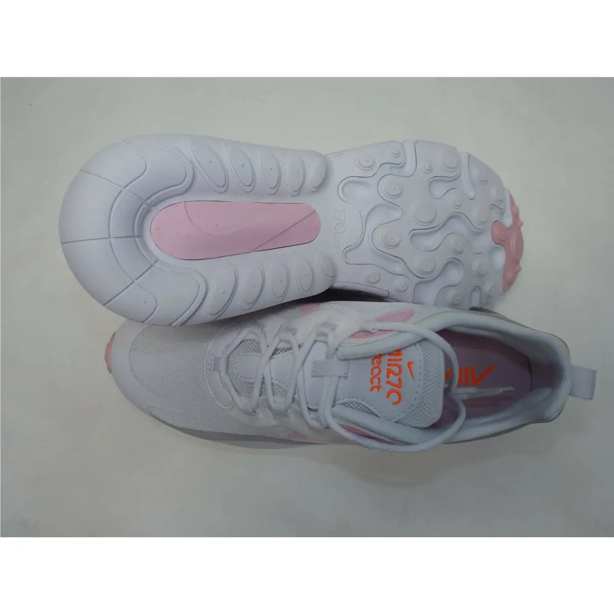 Nike shoes - Nike Air Max 270 React - CZ0372-101 - White & Pink Foam 5