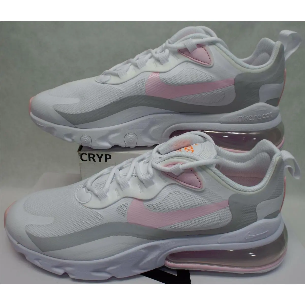 Nike shoes - Nike Air Max 270 React - CZ0372-101 - White & Pink Foam 0
