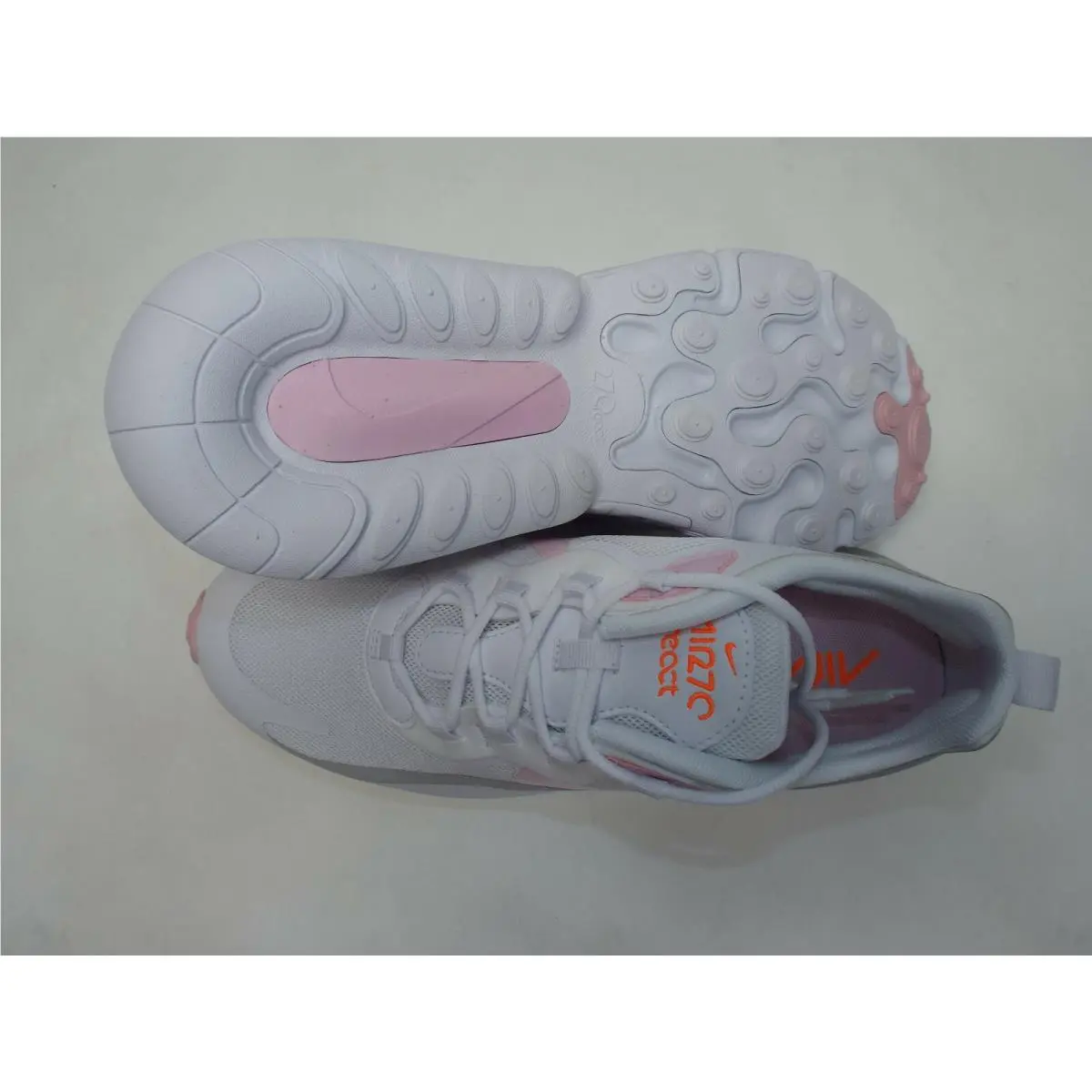 Nike shoes - Nike Air Max 270 React - CZ0372-101 - White & Pink Foam 5