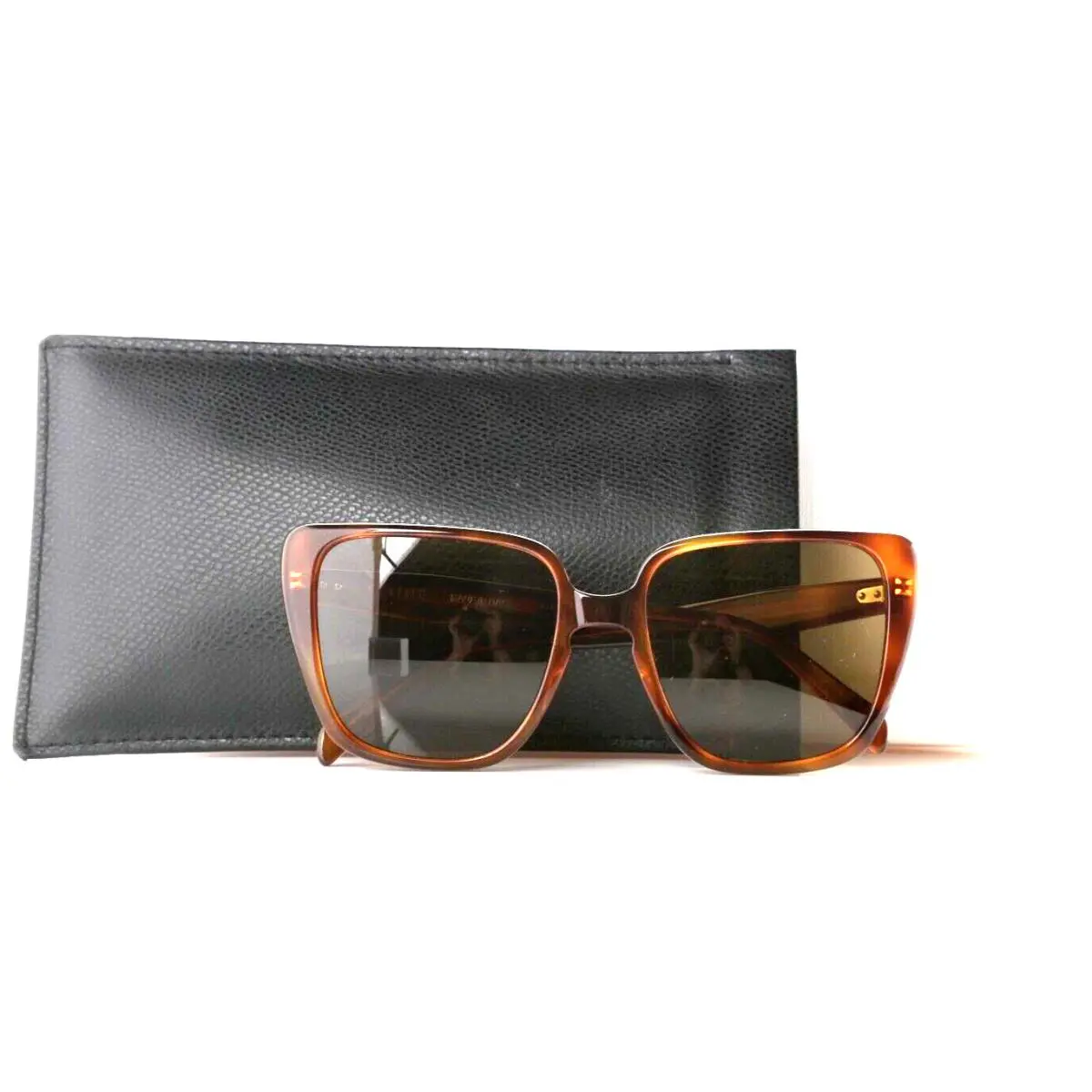 CL40047I 53E Blonde Havana/brown Lenses Sunglasses 57-19 by Celine