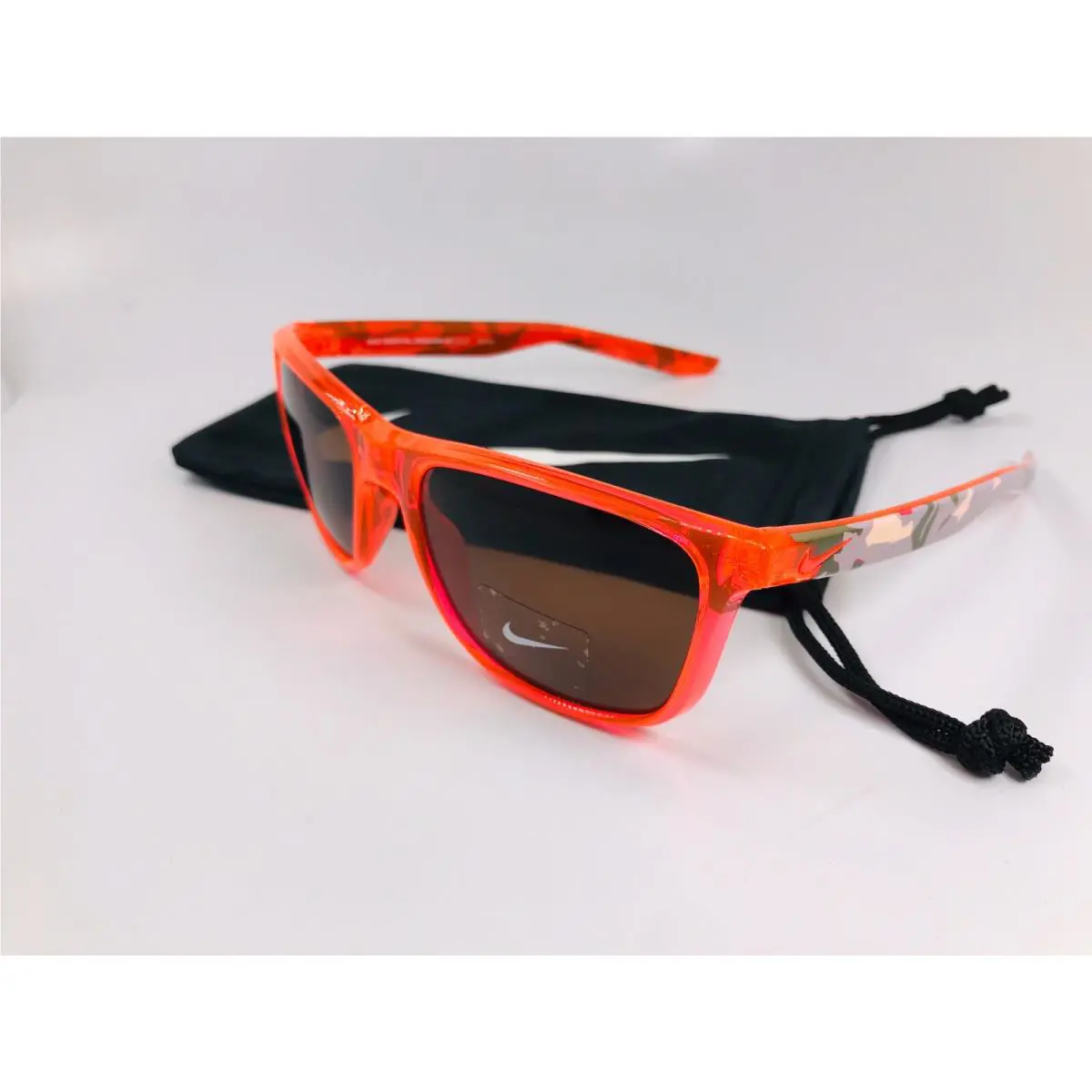 Nike EV1117 620 Bright Crimson Essential Endeavor SE Sunglasses W/nike Bag