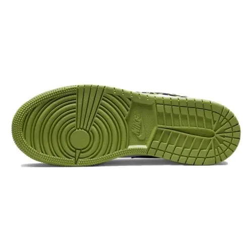 Nike shoes - Jordan 1 Low SE (GS) - DQ8389100 - White/Black-Altitude Green (UPC: 196151820342) 4