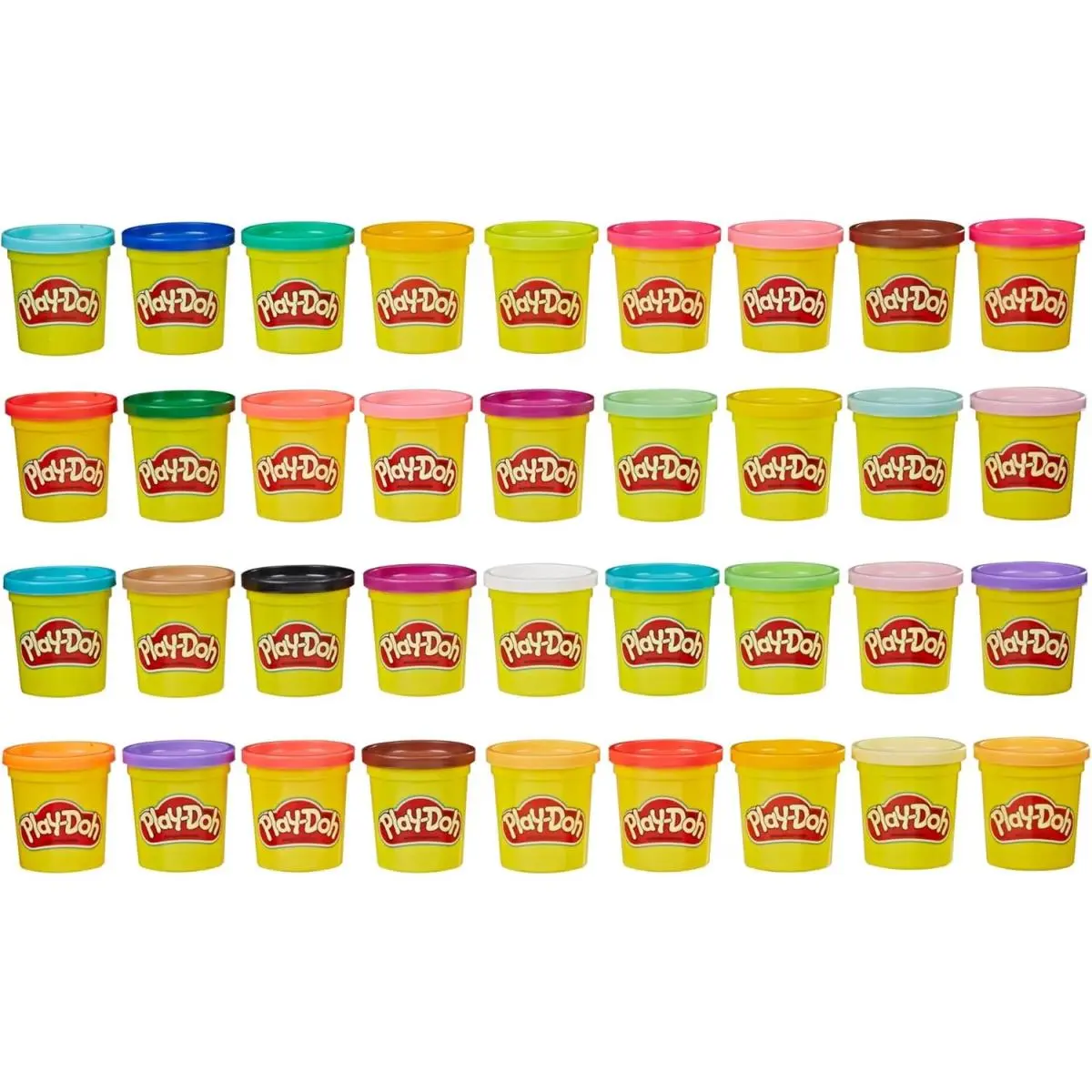 Play-doh Modeling Compound 36-Pack Case of Colors 3 Oz Cans of Assor